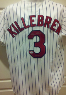 Harmon Killebrew Signed Minnesota Twins Jersey HOF 84 PSA DNA